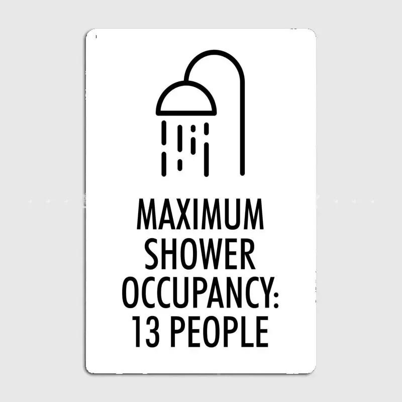 

Максимальный душ 13 забавных винтажных металлических жестяных вывесок с причудливым современным художественным дизайном, декор для стен в ванной и уборной