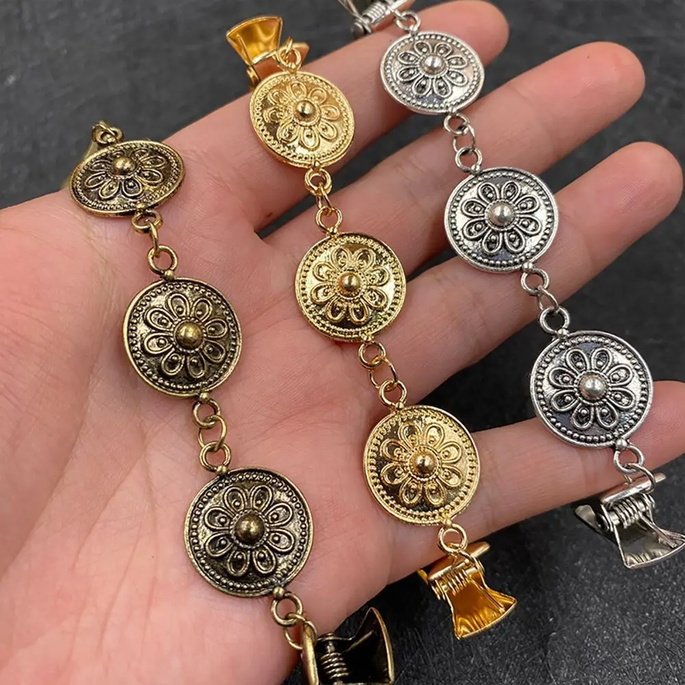 재봉 용품 합금 소재 레트로 여성 드레스 장식 클램프, 옷감 고정용, 옷, 가디건 클램프, 의류 클립