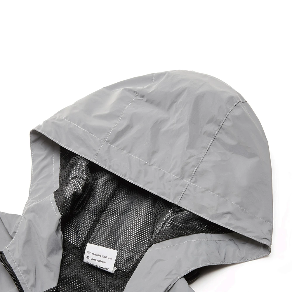 Reflective Safety Jacket Men Reflective Motorcycle Jacket Waterproof Windbreaker For Autumn Winter