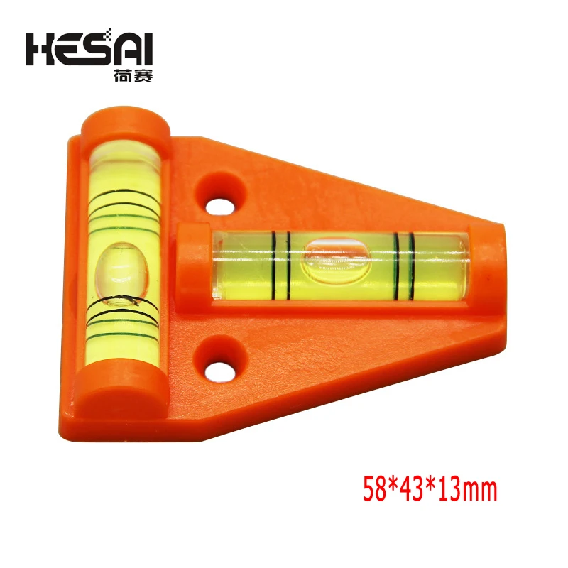 

Horizontal Bubble Triangle Level Green Bullseye Circular Spirit Level T-type Scope Precision Spirit Bubble Measuring Kit