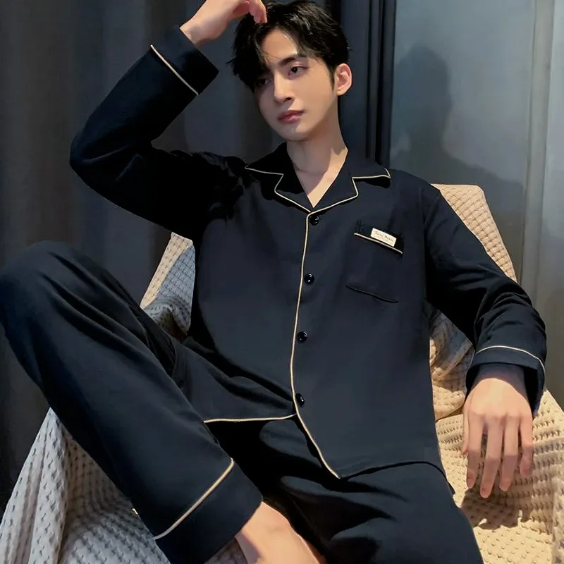 Рисунок 2 - Весенняя пижама из чистого хлопка с длинными рукавами