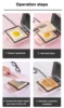 DMWD 110V/220V Breakfast Light Food Machine Electric Sandwich Maker Panini Toaster Non-stick Toast Grill Oven Waffle Machine 6