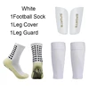 1 Combination set of adhesive point anti slip football socks and leg protection socks Leg Guard Volleyball Running Cycling Sock 3