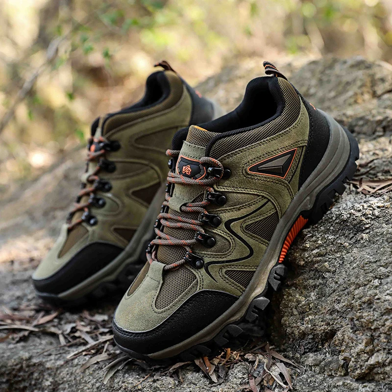 Men Hiking Shoes Outdoor Male Sneakers Breathable Jogging Trekking Men Sneakers Free Shipping Climbing Sports Shoes