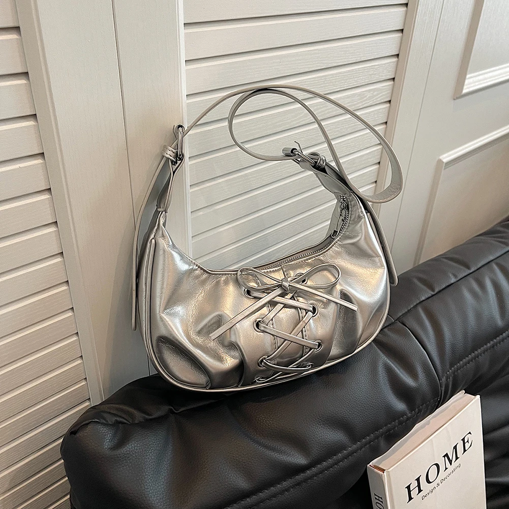 Borsa a tracolla a mezzaluna da donna Borsa con pochette