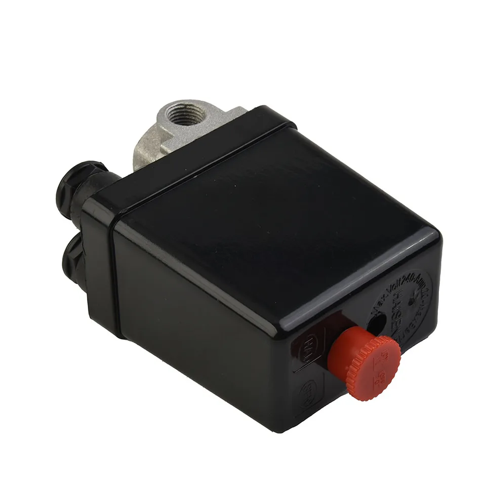 Pressostat 90-120 PSI 240V 20A Pour Compresseur – Modèle 4 Trous, Fiable