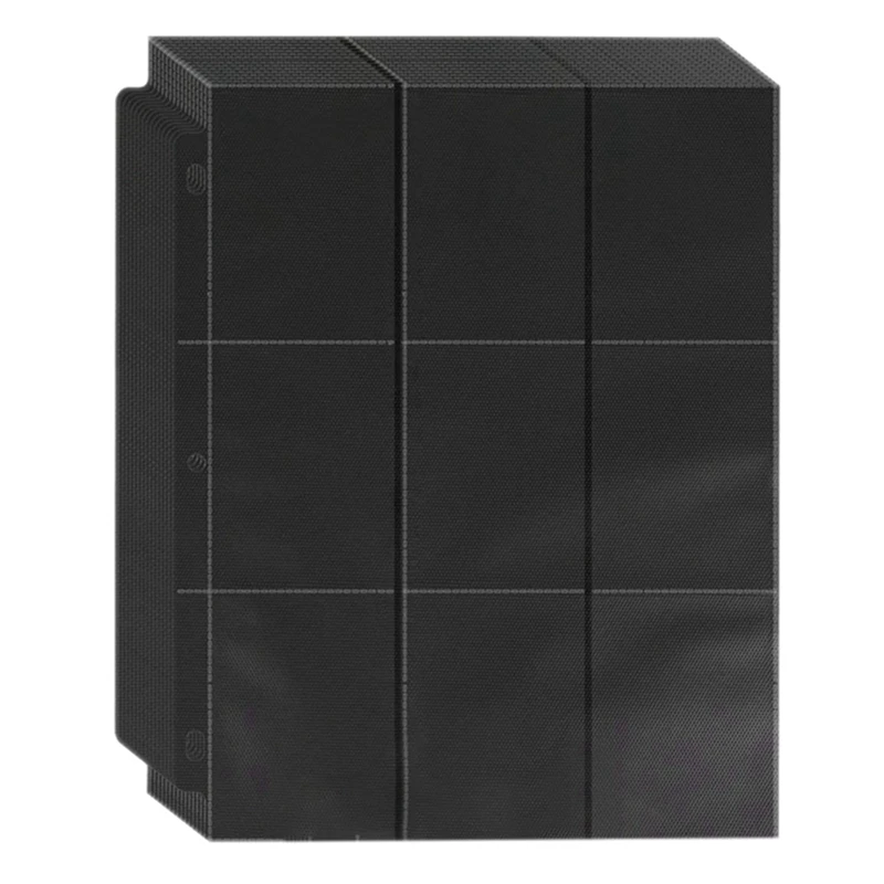 

ELOS-3X 900 Pockets Trading Card Sleeves Binder, Baseball Card Binder Sleeves Fit For 3 Ring Binder Card Holder Protector