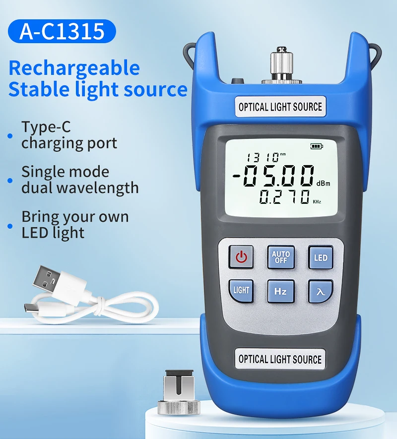 A-C1315 Rechargeable Fibre Optic Light Sources OLS Fiber Optical Laser 1310 1550