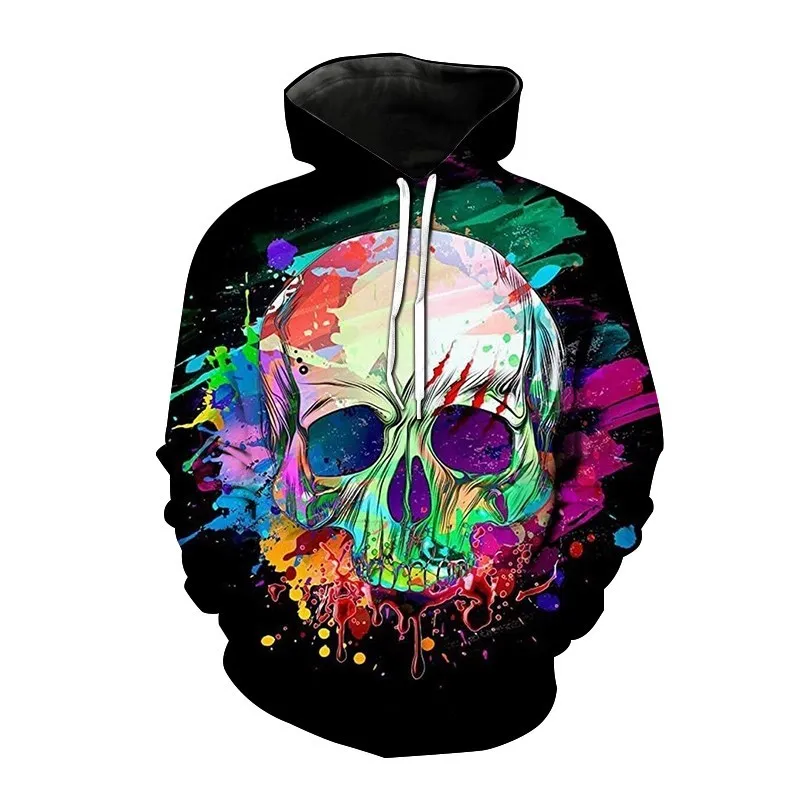 thumbnail image 1 of Nuevas sudaderas con capucha de otoño estilo hip hop con calaveras y estampado 3D, ropa de calle, pulóveres, sudaderas de manga larga, sudaderas de moda de ocio para hombres, 1 of 5