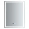 LED Bathroom Mirror Anti-Fog Bathroom Mirror, Wall Mounted Lighted Vanity Mirrors for Wall with 3 Colors Dimmable, Touch Switch 6