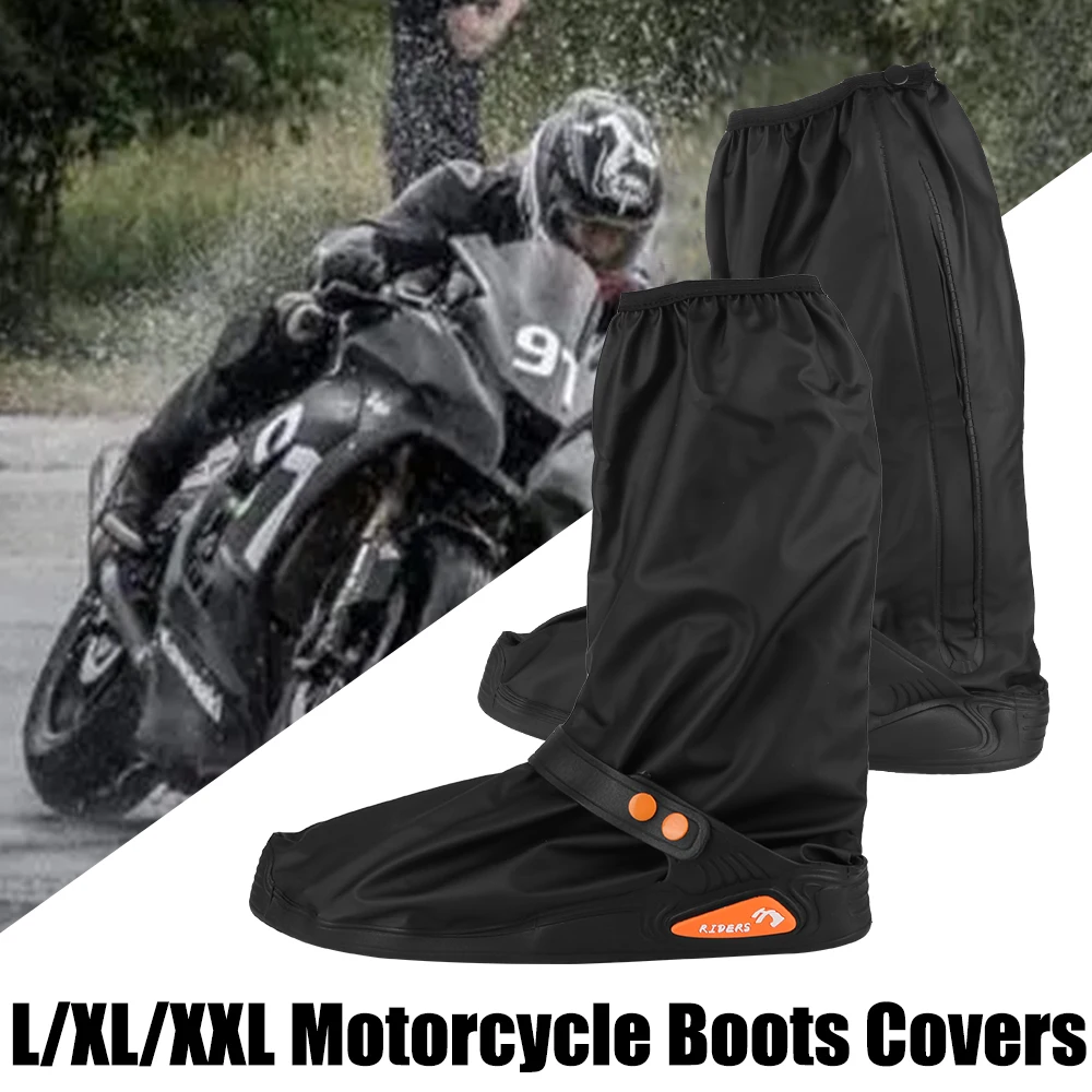 Motorcycle Scooter Bike motorcycle shoe cover Unisex Shoes Protectors 1 Pair Non-Slip Boot Covers L/XL/XXL Size For Rainy Snowy Day