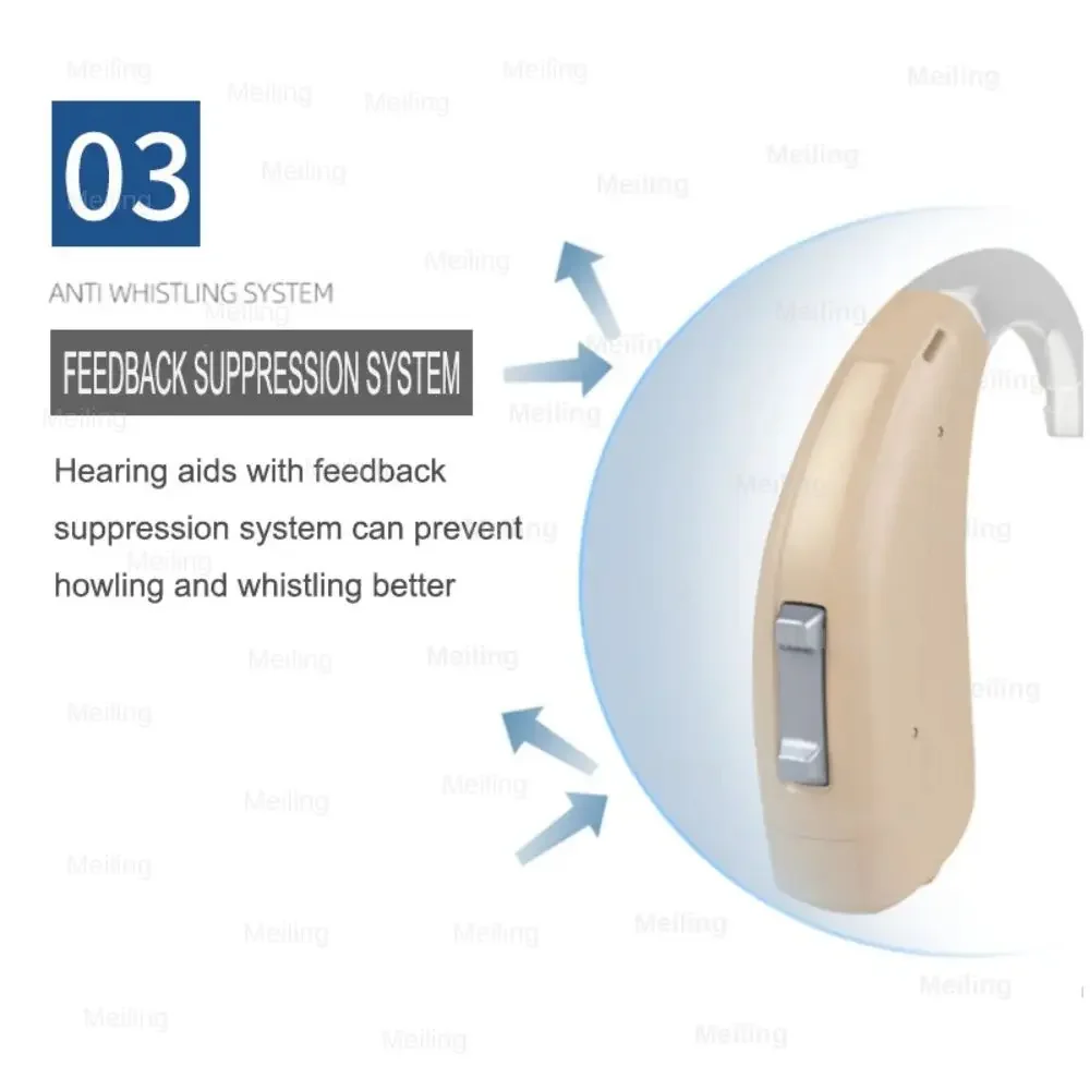 Original Rexton targa P5 HP5 behind-the-ear hearing aid 8-channel digital hearing aid suitable for patients with different degre 4