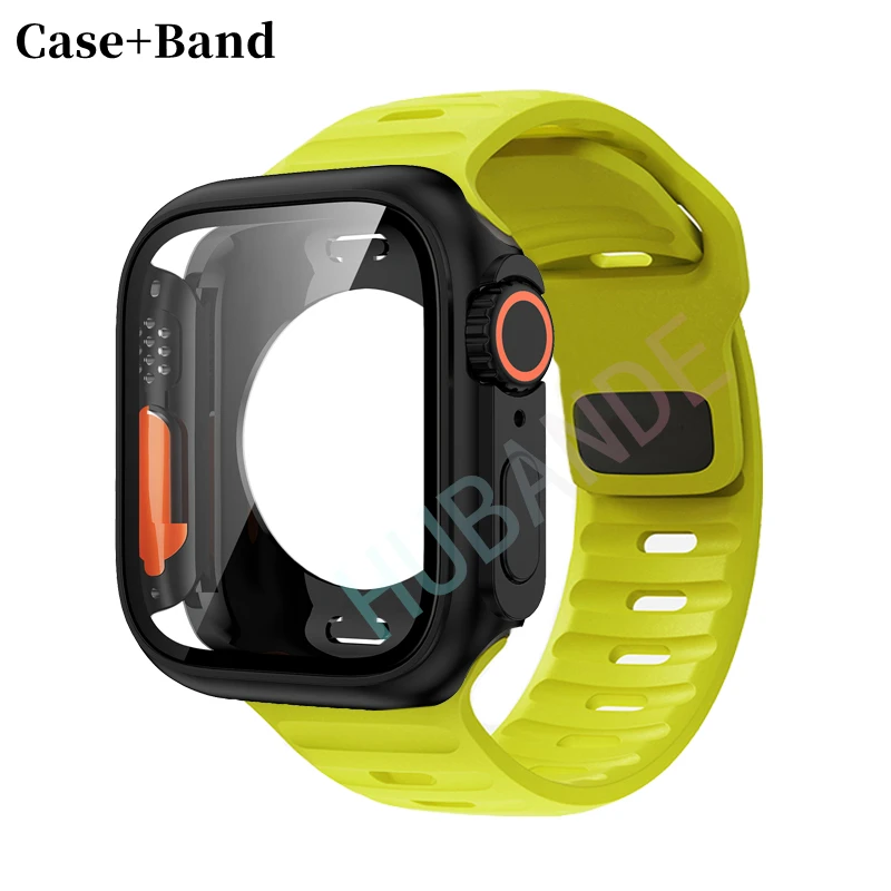 Ultra Silicone Strap and Protective Case with Screen Guard