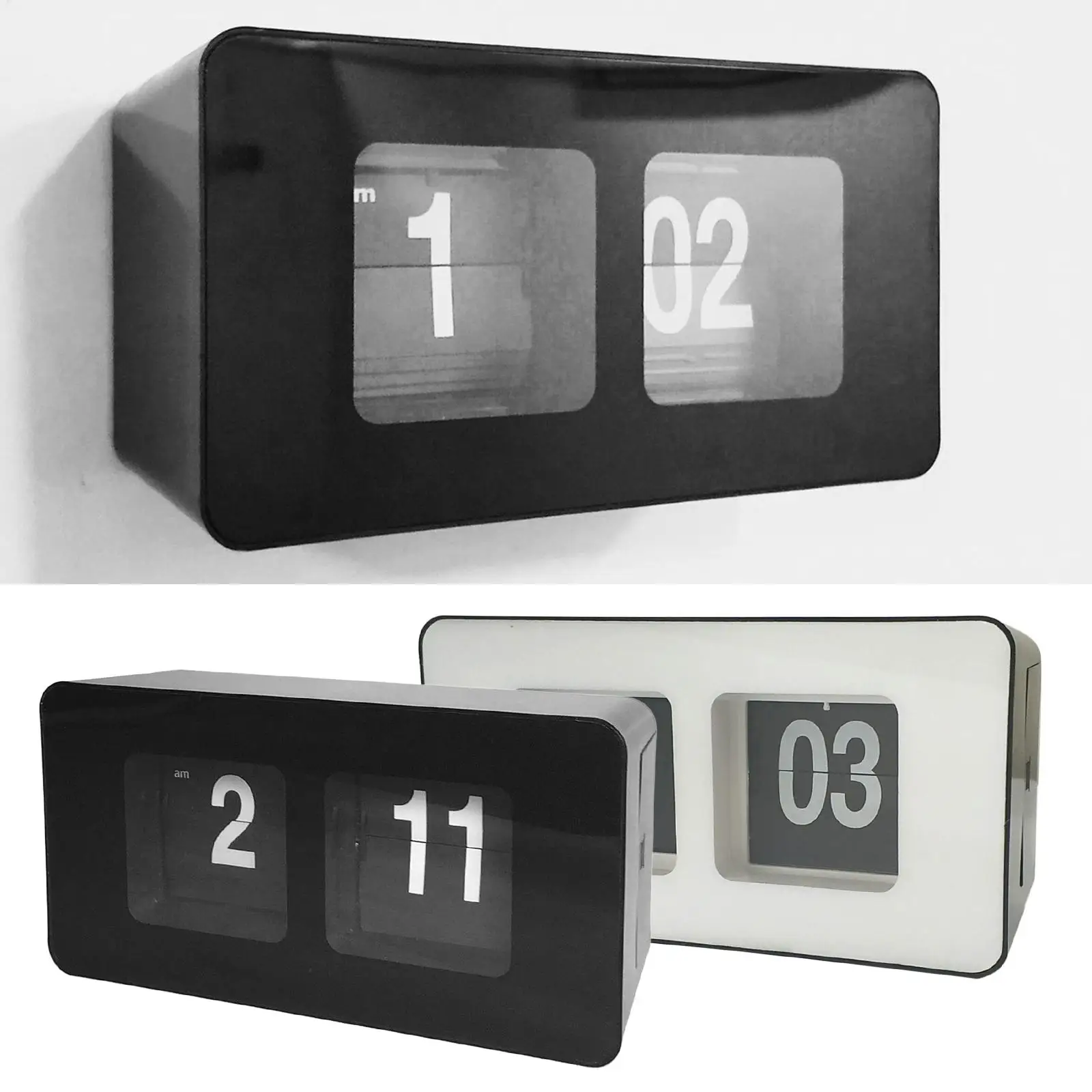 Modern Auto Flip Clock Clocks Christmas Gift Bedroom Living Room Decoration flipping clock