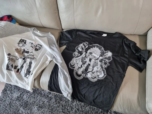 Loose Black T-Shirt - Animecore Aesthetic photo review