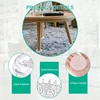 Carpet Protectors 8Pcs Spiked Caster Cups Floor Saver Pads Clear Spiked Floor Castor Cups Spiked Furniture Cup 4