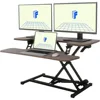 35" Height Adjustable Standing Desk Converter Sit-to-Stand Desk Riser for Home and Office Computer Workstation with  Wide 1