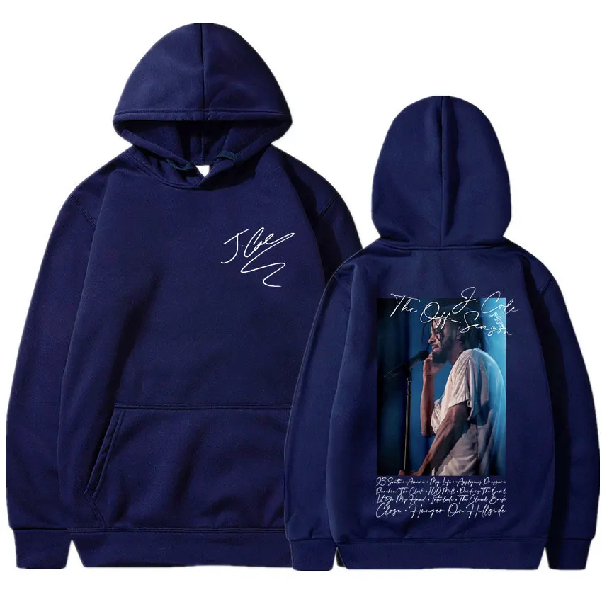 2023 Hot Sell Rapper J Cole Music Album Print Sweatshirt Men\'s Women Fleece Cotton Hoodie Hip Hop Street Style Oversized Hoodies