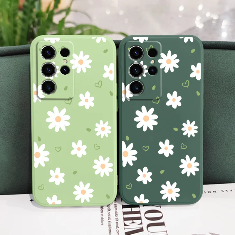 Tender Daisy Floral Phone Case Cover