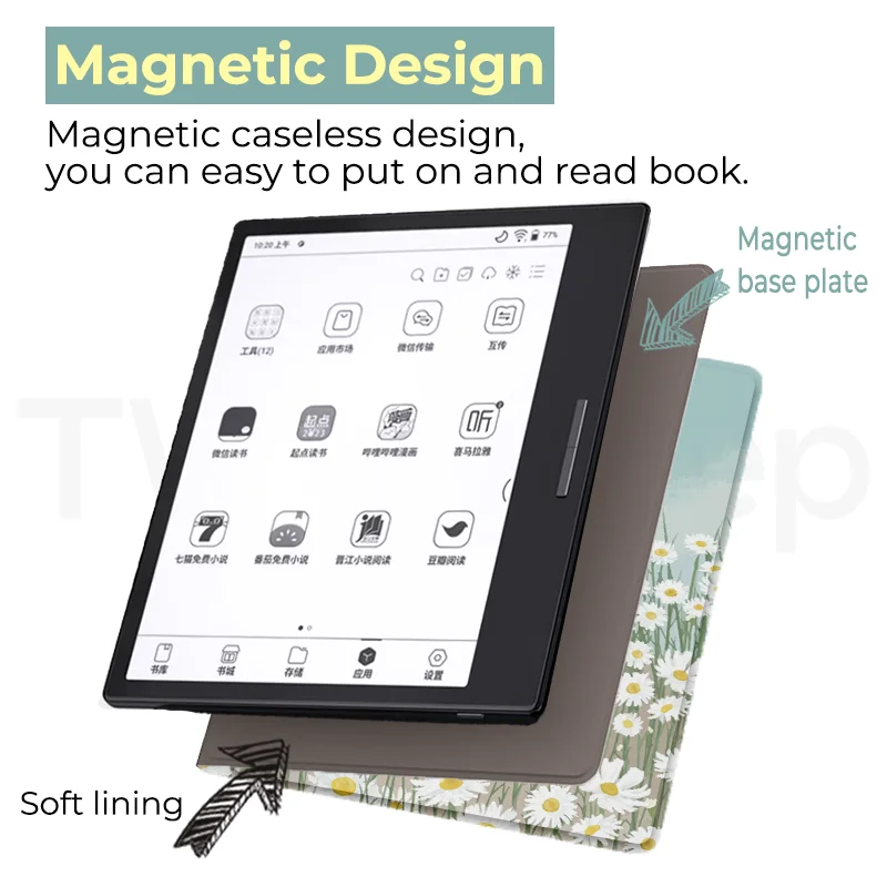 Ultra-Thin Magnetic Cover with Auto Wake Up Function