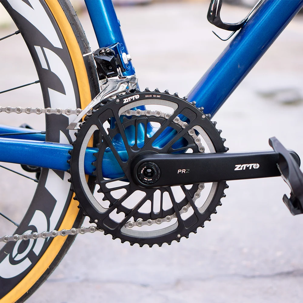 Ztto x senicx pr2 Rennrad Kurbel Dub Kurbel garnitur 172,5 1, 5 175mm cnc doppelt adamant 29mm Welle Aluminium legierung Achse – Detail 7