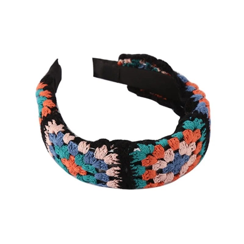 

Crochet Pattern Hairbands Girls Yoga SPA Wash Face Headband Female Hair Decors