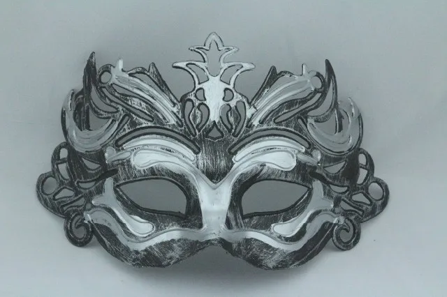 The product can be customized.Halloween Italian Venice Mask Makeup Ball Princess Mask Retro Style 2 Color Painted Men's