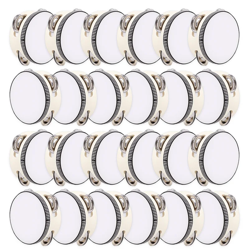 6 Stück Tamburin Hochzeitstrommel DIY Brautparty Handtrommeln Geburtstagsfeier Hochzeitsgeschenke Geschenke für Gäste Geräuschmacher Requisiten Spiele – Detail 13