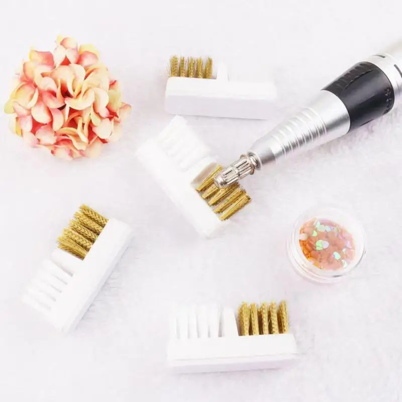 Nail Drill Bit Clean Brush Dust Cleaning Nails Accessories Manicure Tools 4