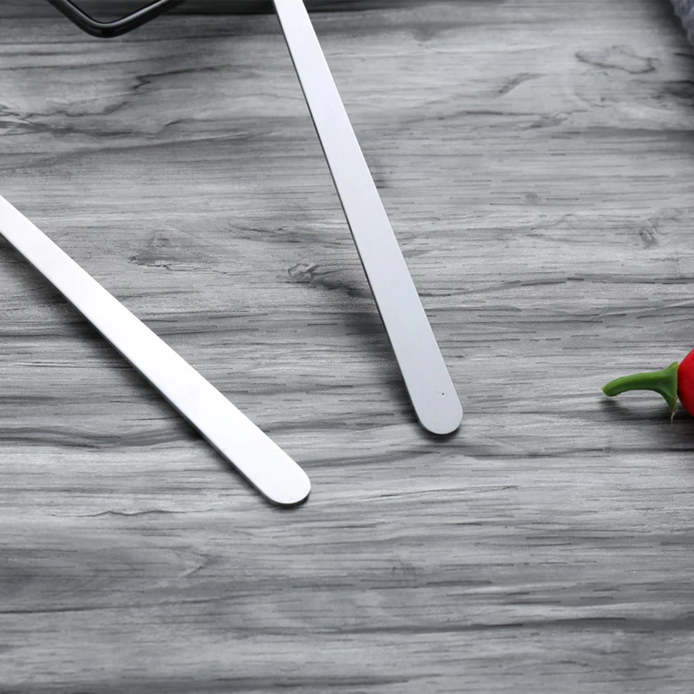 10Pcs Spork Camping Tableware Stainless Steel Flatware Utensil Set Multipurpose Portable Noodle Fork for Dessert Ice Cream Salad