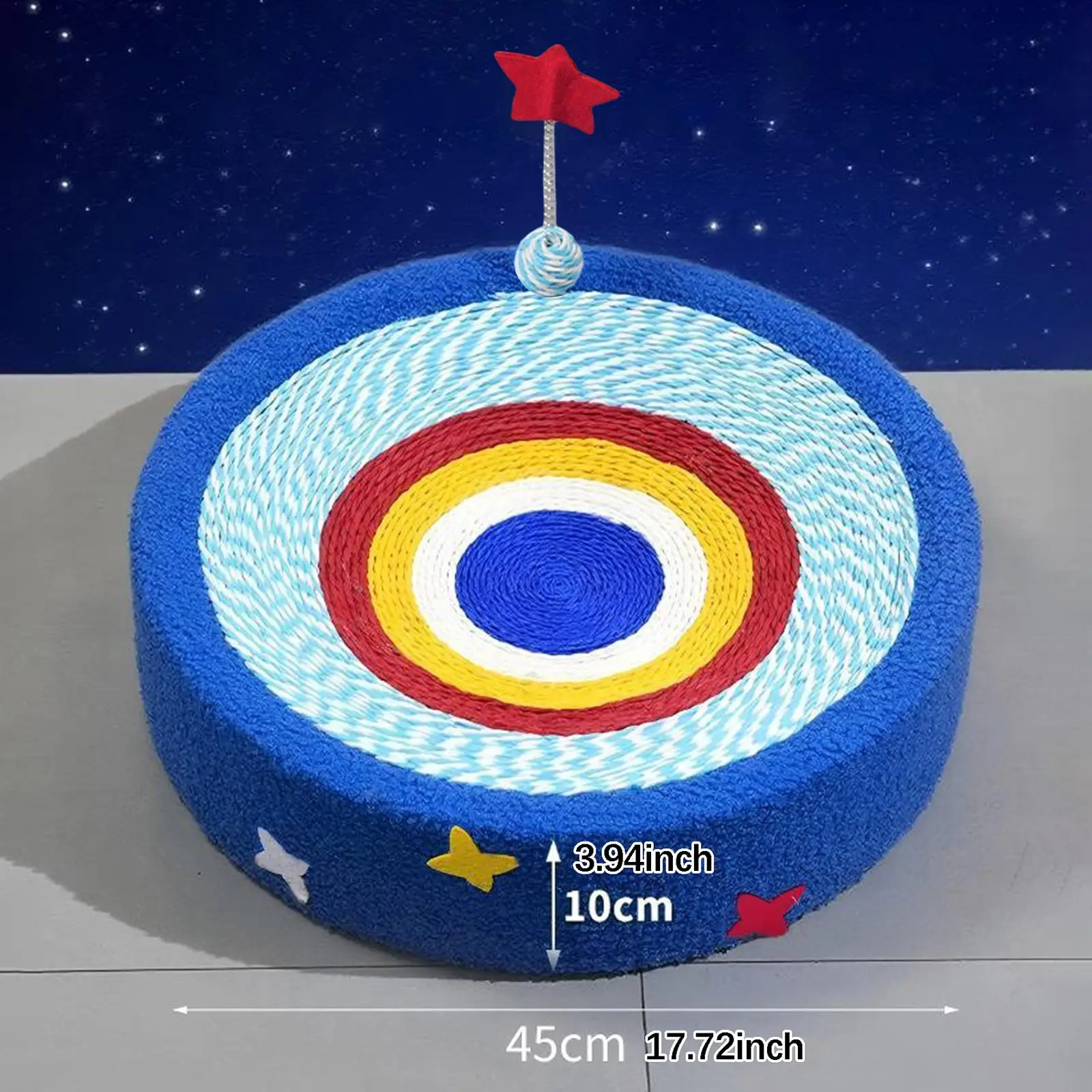 Cat Scratching Board, Furniture Protector in Starry Sky Design for House Cats,