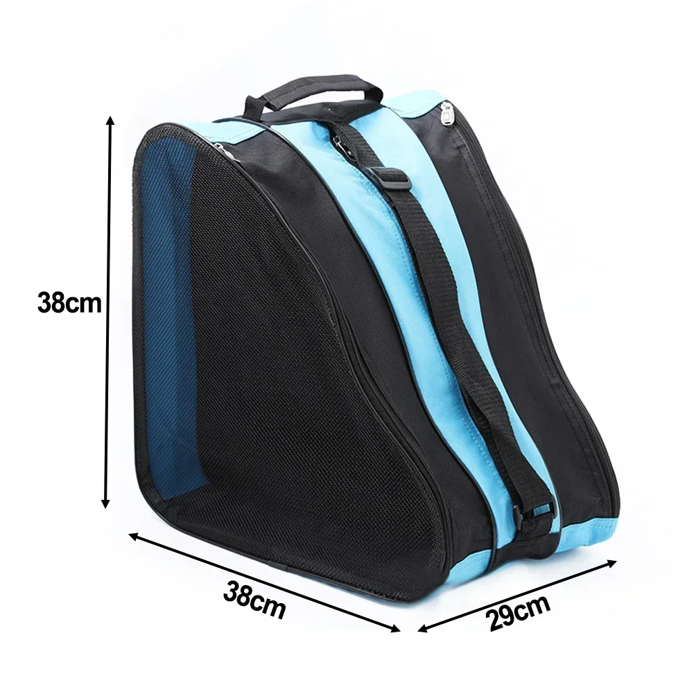 Skateboard Carry Bag Outdoor Three-layer Inline Roller Skating Shoe Backpack Ice Skates Storage Bags Accessories