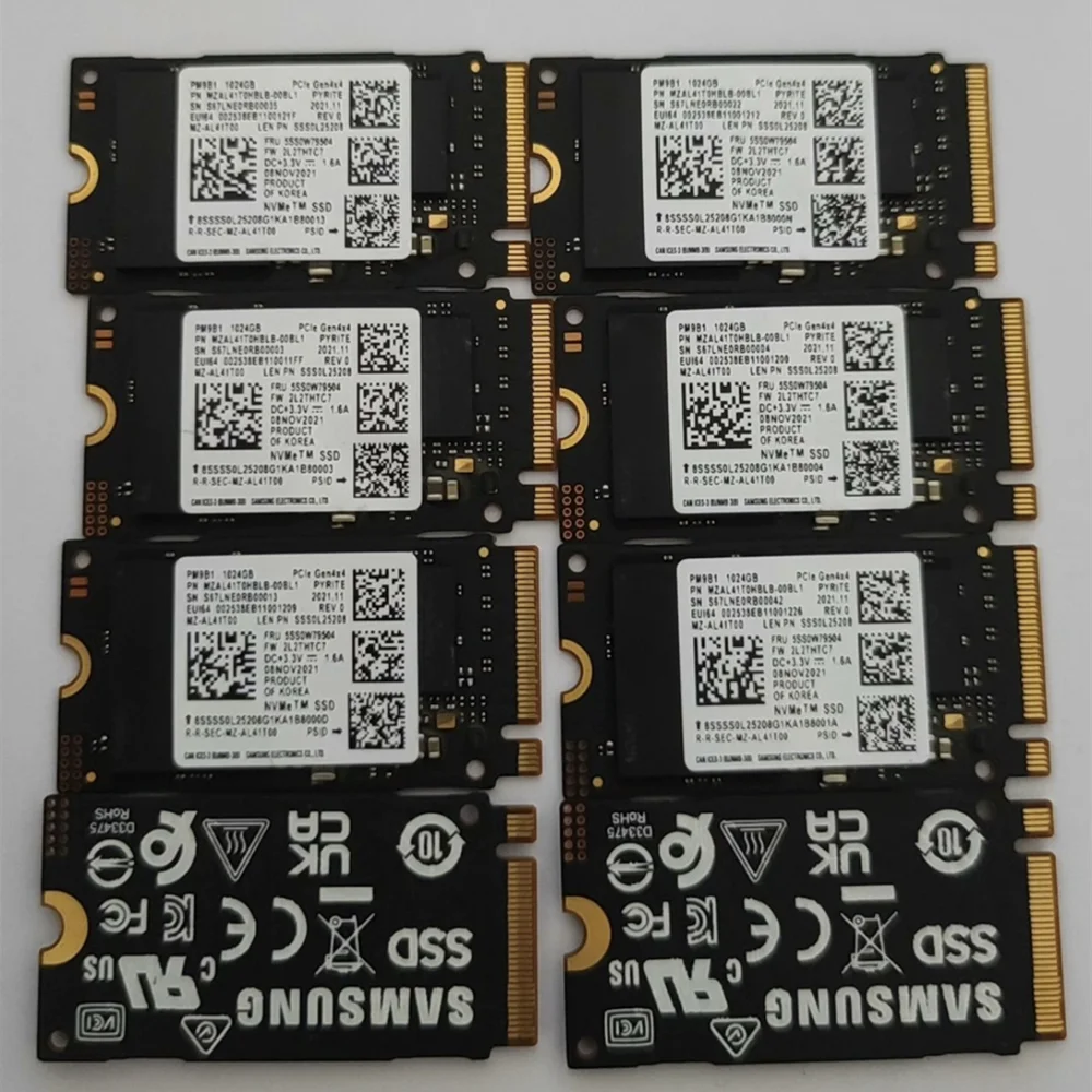 新品同様✨ Samsung PM9B1 1TB NVMe／PCIE4／2242 SAMSUNG PM9B1 512 ГБ 1 ТБ M.2 2242 NVMe PCIe Gen 4x4 TLC