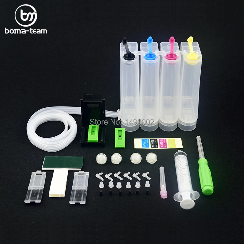 Description Picture 4 of itemUniversal 4Color Continuous Ink Supply System With Accessaries Ink Tank For Use In HP Iconic Brand Brother Epson All Printer CISS