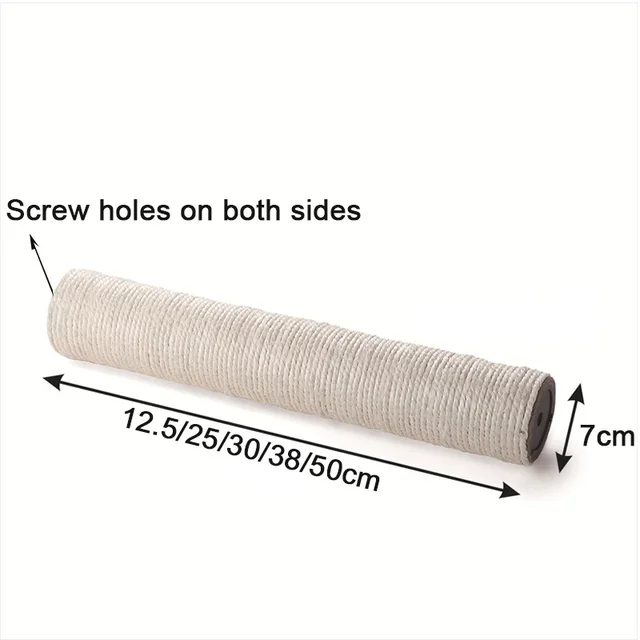 Pet Cat Scratching Post for Cat Tree DIY Cat Climbing Frame Replacement Post Kitten Toy Sisal Rope Entangle Scratch Furniture 3