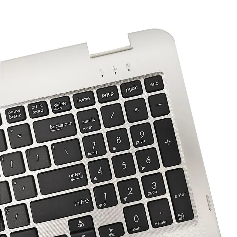 Notebook Eua Teclado Palmrest Capa Substituição para Asus Vivobook Flip Tp501 Tp501u Tp501ub Tp501ua Teclado sem Retroiluminado - Imagem 3