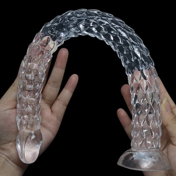 Dragon Scale Tentacle Dildo Raised Polka Dot Long Deep Soft Anal Plug With Strong Suction Cup Butt plug Adults Erotic Sex Sm Toy 2