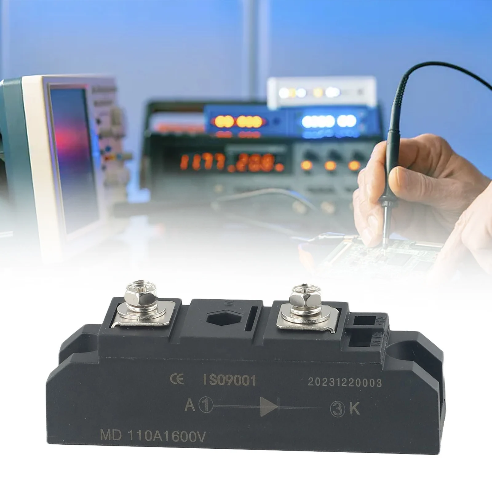 MD110A 산업용 정류기 모듈 110A 평균 정류 전류 및 1600V 반복 역전압으로 안정적인 전원 공급