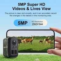 Caméra de surveillance extérieure Sectec 5MP Mini solaire 4G, couleur camouflage, WiFi, détection PIR, suivi automatique, application UBox 3