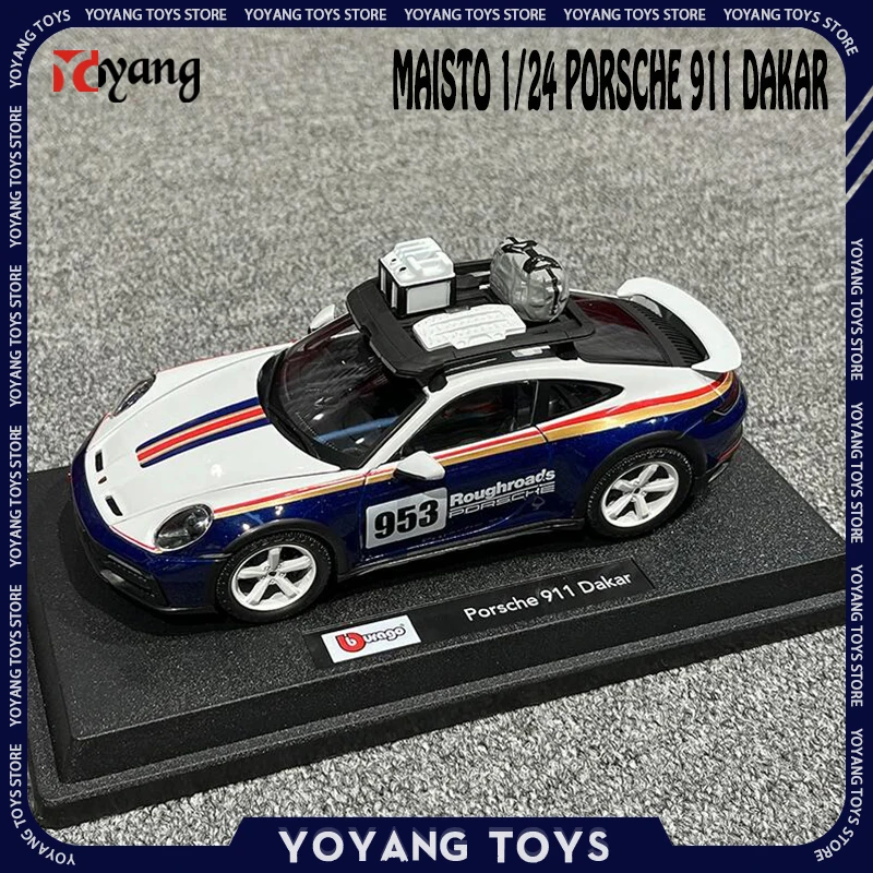 

Bburago 1/24 Scale Porsche 911 Dakar Car Model Porsche Supercar Car Toys Alloy Diecast Model Car Collection Porsche Car Toy Gift