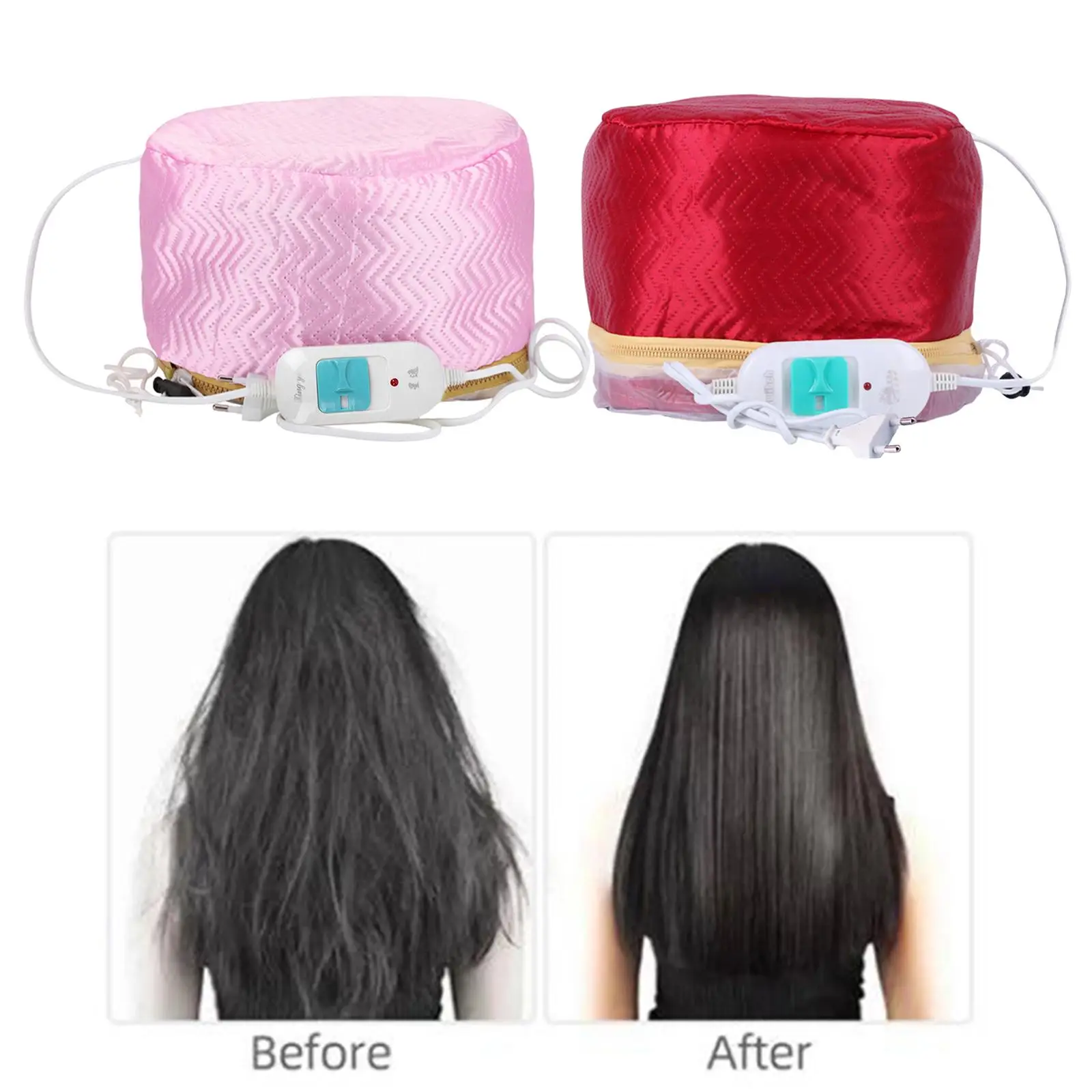 Hair Steamer Women Hair Steamer Cap Dryers Thermal Treatment Hat Beauty SPA Nourishing Hair Styling Electric Care Heating Cap