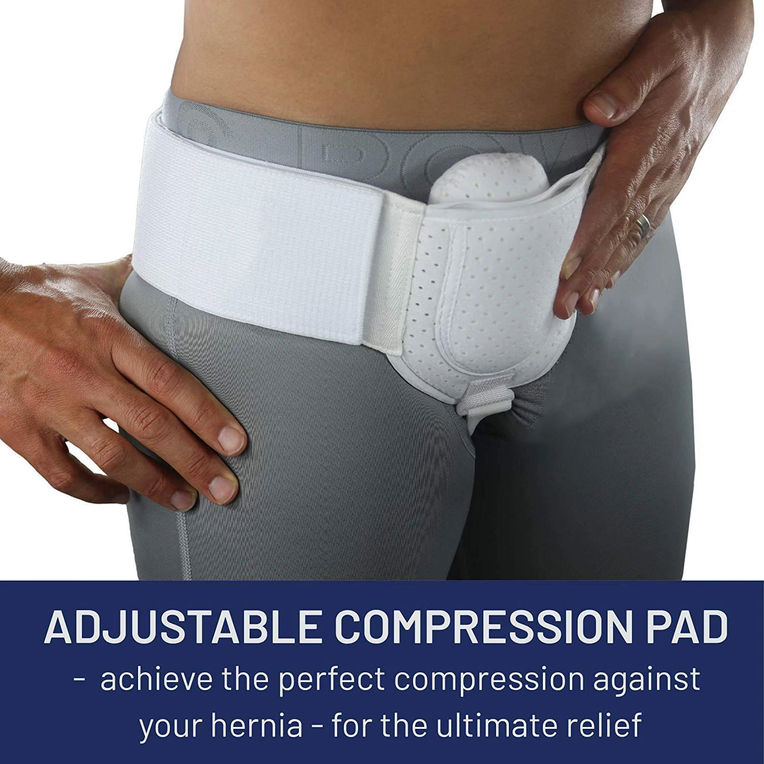 Everyday Medical Hernia Guard / Inguinal Hernia Belt For Men Left or Right Side&Post Surgery Inguinal Support Truss brace