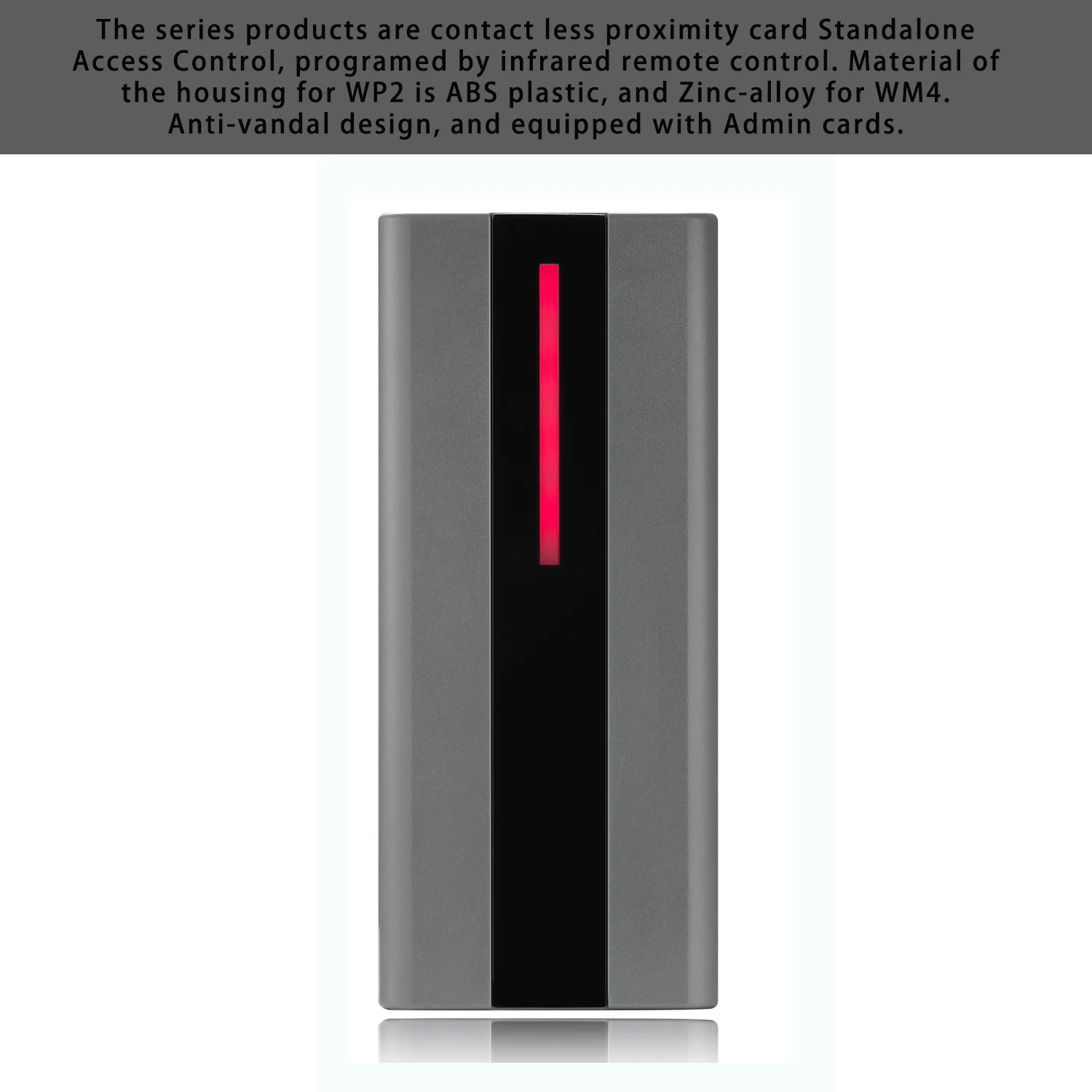 

IP67 Водонепроницаемый 125 кГц RFID автономный считыватель контроля доступа 2000 пользовательский считыватель карт RFID система контроля доступа