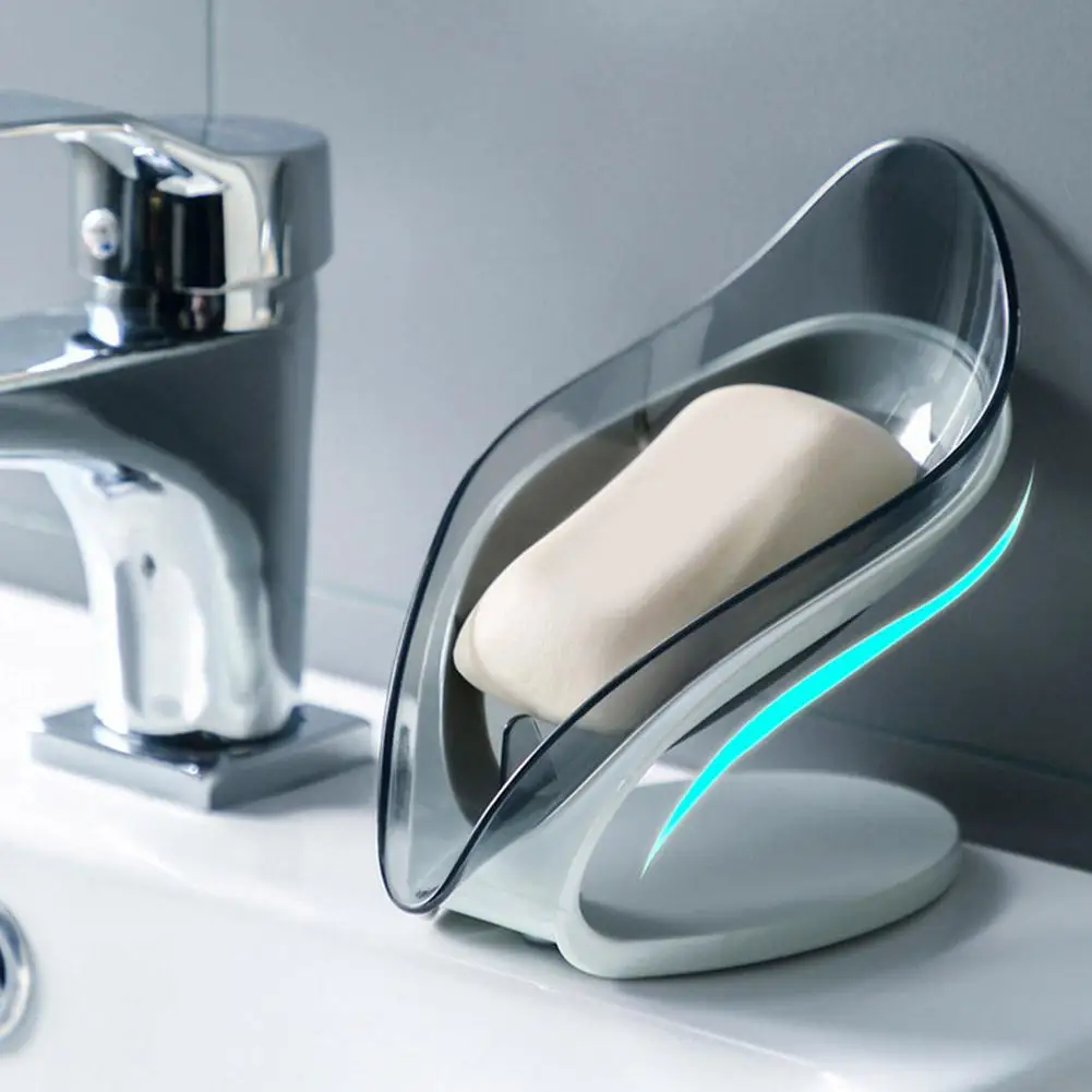 Soap Holder Leaf Soap Dish for Bathroom Kitchen 1pcs