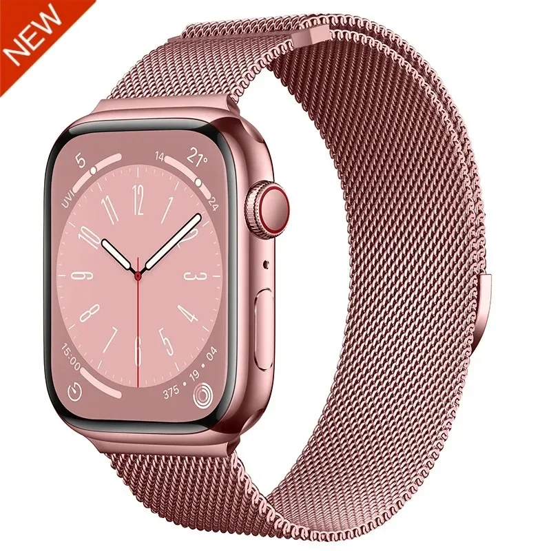 Milanese Loop Magnetic Metal Watch Strap - Elegant Design for Versatile Compatibility