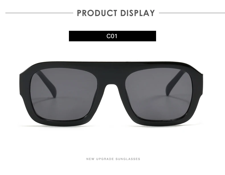 Radfahren Klassische Rechteckige Große Rahmen Sonnenbrille Frauen Mode Leopard Rahmen Sonnenbrille INS Brillen Männer Unisex – Detail 6