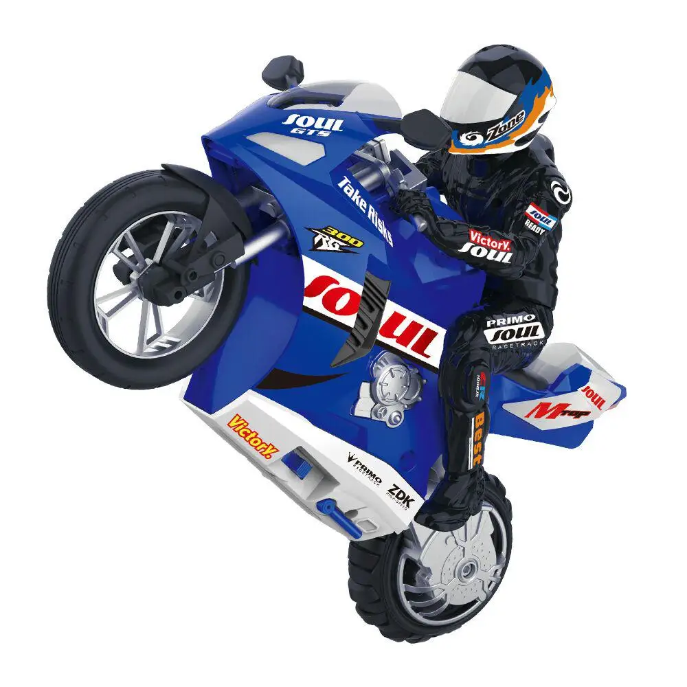 Mini Fashion HC-802 1:6 RC Remote Control Car Motorcycle Self Balanced Stunt Toy Car Electric Motorcycle for Children Best Gifts 2