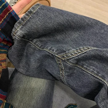 جينز نسائي واسع عالي الخصر أنيق — صورة 6