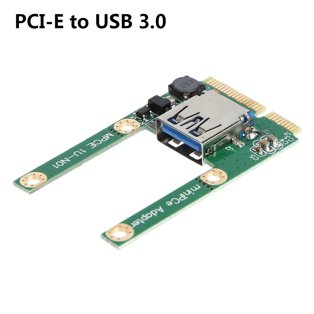 미니 PCI-E 에서 USB3.0 PCI 익스프레스 어댑터 카드, PCIe to USB 3.0 컨버터 라이저 카드, 노트북용 나사 피팅 포함
