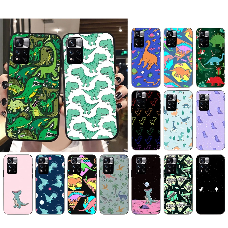 

Cute Baby Dinosaur Phone Case For Xiaomi Redmi Note 12 Pro 11S 11 10 Pro 10S Note 12R 12S 12 ProPlus Redmi 10 9C 12